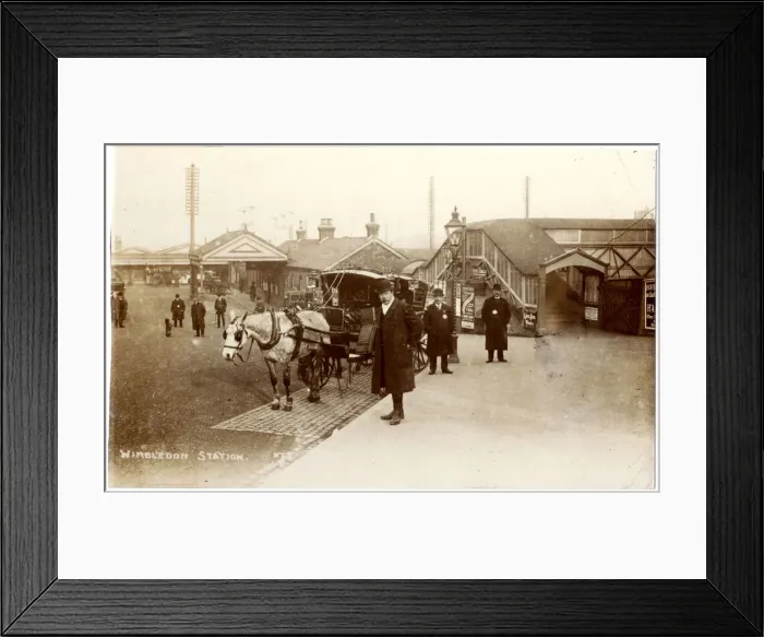 Framed Print : Exterior of the Railway pavilion at Tottenham Framed Print : Exterior of the Railway pavilion at Tottenham