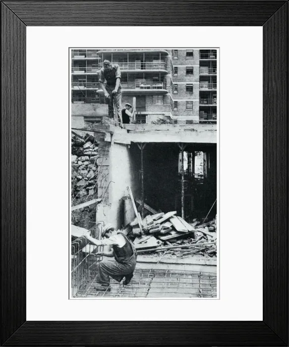 Framed Print : Construction of casualty clearing station, September 1939 Framed Print : Construction of casualty clearing station, September 1939