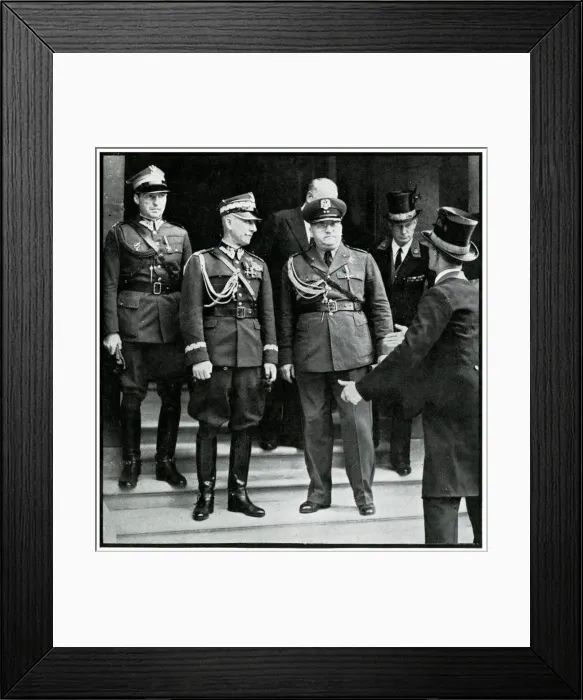Framed Print : Polish military delegation in London, September 1939 Framed Print : Polish military delegation in London, September 1939