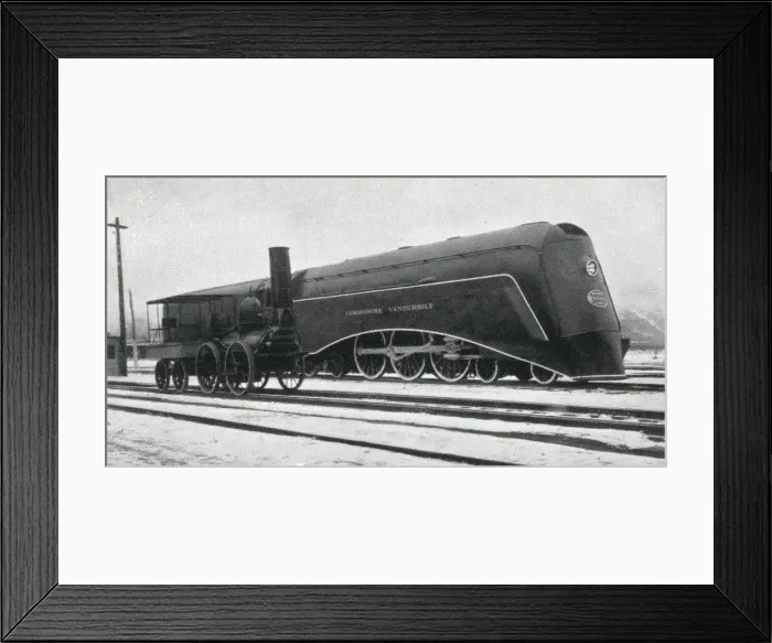 Framed Print : Commodore Vanderbilt - New York Central Railroad Framed Print : Commodore Vanderbilt - New York Central Railroad