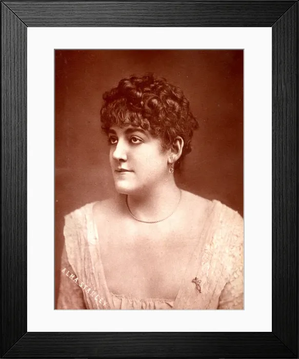 Framed Print : Alma Stanley, Victorian actress Framed Print : Alma Stanley, Victorian actress