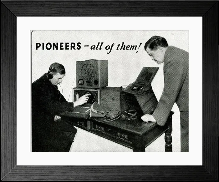 Framed Print : McMichael Radio used to receive weather reports Framed Print : McMichael Radio used to receive weather reports