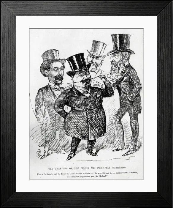 Framed Print : Cartoon, The Amenities of the Circus Framed Print : Cartoon, The Amenities of the Circus