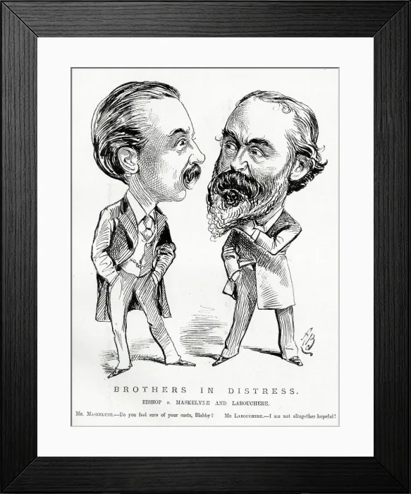 Framed Print : Cartoon, Brothers in Distress Framed Print : Cartoon, Brothers in Distress