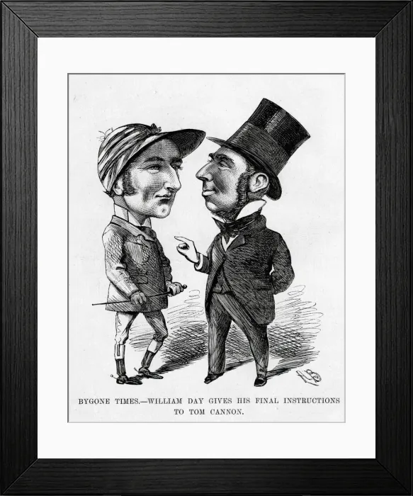 Framed Print : Cartoon, Bygone Times, Tom Cannon and William Day Framed Print : Cartoon, Bygone Times, Tom Cannon and William Day