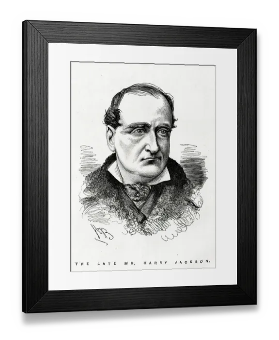 Framed Print : Portrait, The Late Mr Harry Jackson Framed Print : Portrait, The Late Mr Harry Jackson