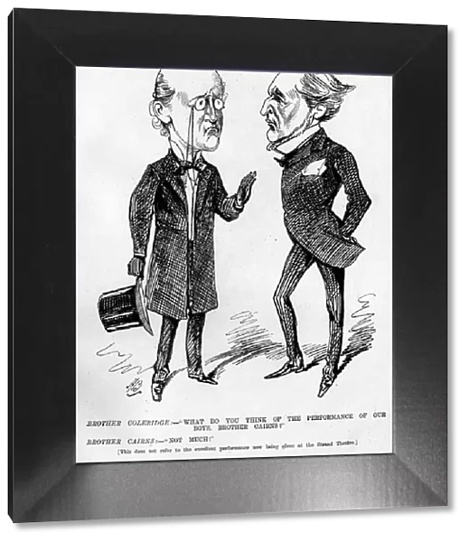 Cartoon, Brother Coleridge and Brother Cairns