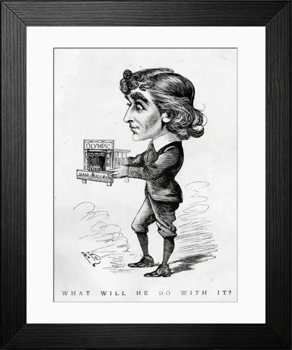Framed Print : Cartoon, What Will He Do With It? Framed Print : Cartoon, What Will He Do With It?
