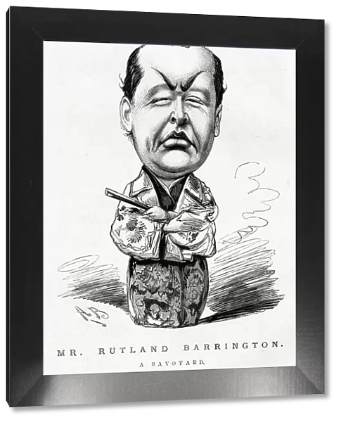 Cartoon, Mr Rutland Barrington, The Mikado