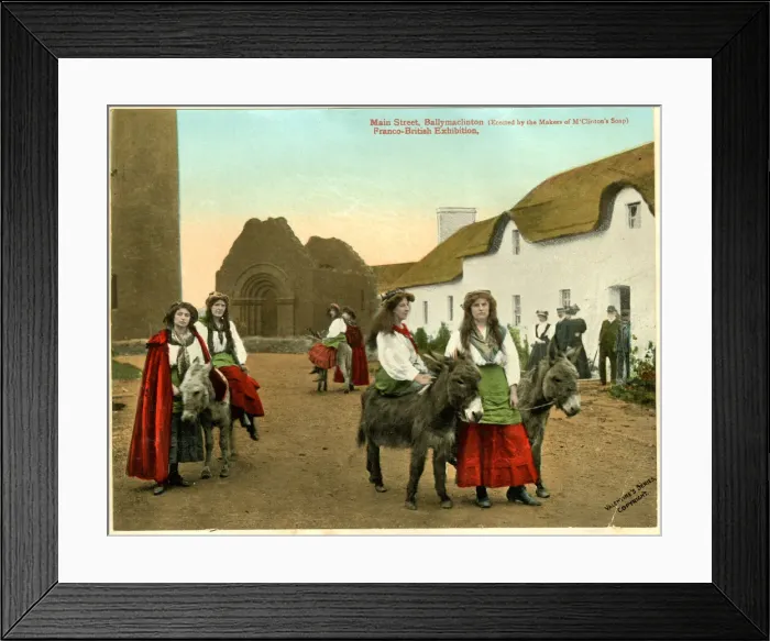 Framed Print : Franco-British Exhibition, Main Street, Ballymaclinton Framed Print : Franco-British Exhibition, Main Street, Ballymaclinton