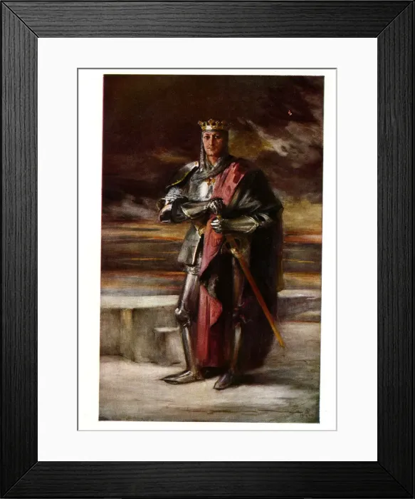 Framed Print : Lewis Waller as Henry V Framed Print : Lewis Waller as Henry V