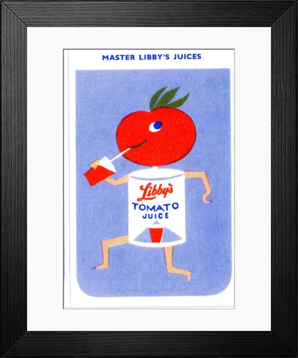 Framed Print : Master Libbys Juices - Tomato Juice Framed Print : Master Libbys Juices - Tomato Juice