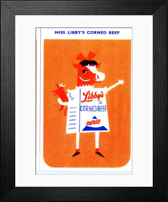 Framed Print : Miss Libbys Corned Beef Framed Print : Miss Libbys Corned Beef