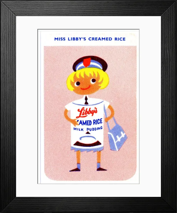 Framed Print : Miss Libbys Creamed Rice Milk Pudding Framed Print : Miss Libbys Creamed Rice Milk Pudding