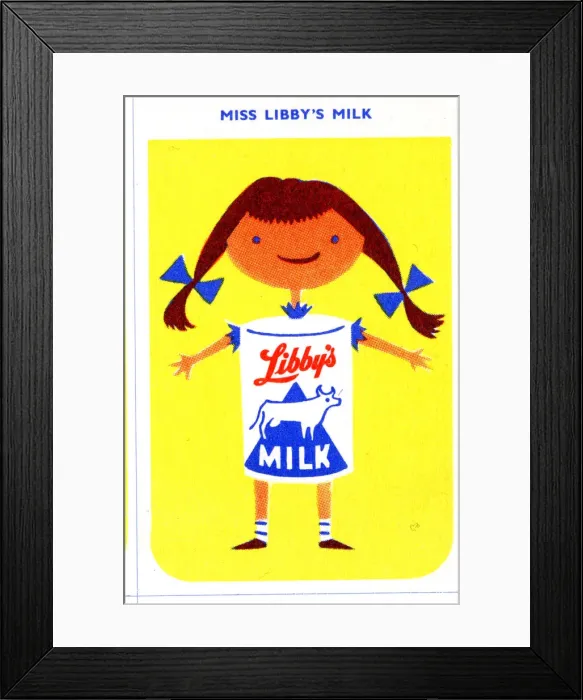 Framed Print : Miss Libbys Milk Framed Print : Miss Libbys Milk
