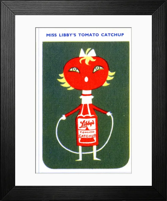 Framed Print : Miss Libbys Tomato Catchup Framed Print : Miss Libbys Tomato Catchup