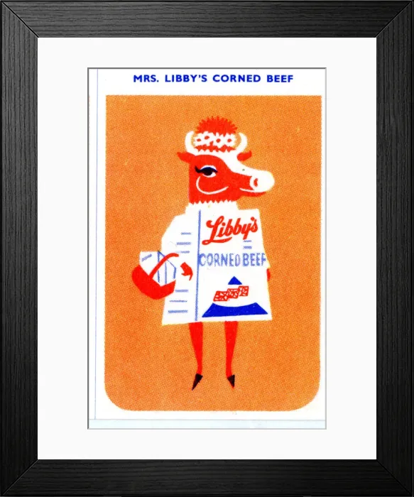 Framed Print : Mrs Libbys Corned Beef Framed Print : Mrs Libbys Corned Beef