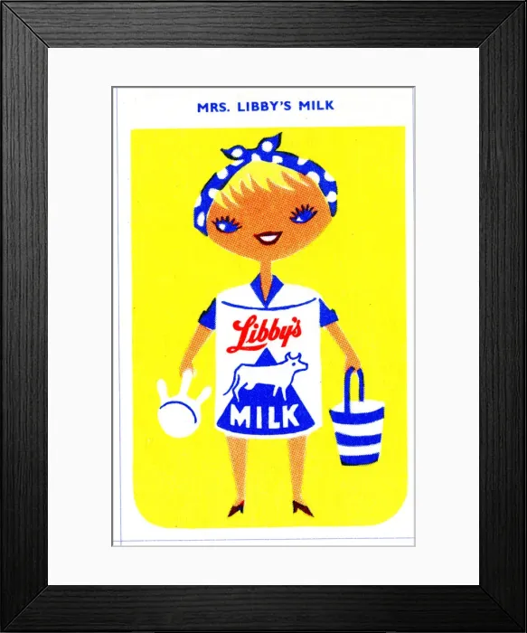 Framed Print : Mrs Libbys Milk Framed Print : Mrs Libbys Milk