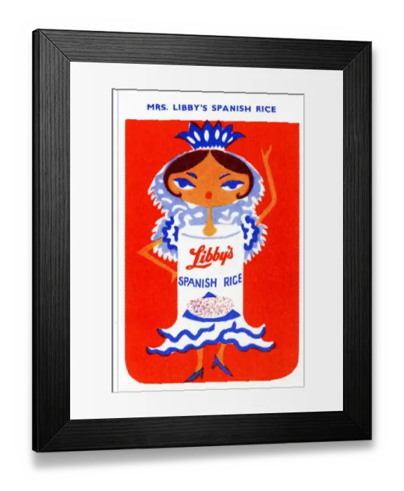 Framed Print : Mrs Libbys Spanish Rice Framed Print : Mrs Libbys Spanish Rice