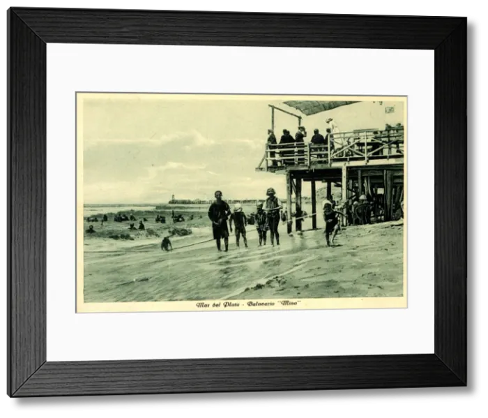 Framed Print : Mar del Plata, Balneario Mina, Argentina Framed Print : Mar del Plata, Balneario Mina, Argentina