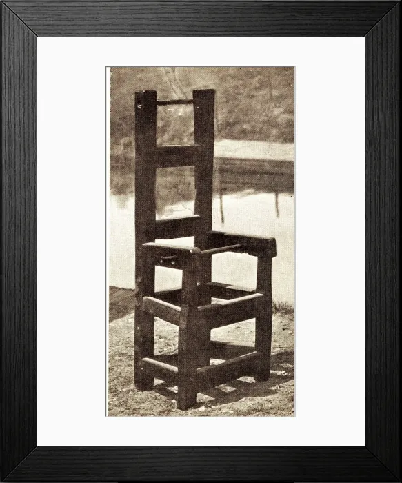 Framed Print : Old Ducking Stool, Fordwich, near Canterbury, Kent Framed Print : Old Ducking Stool, Fordwich, near Canterbury, Kent