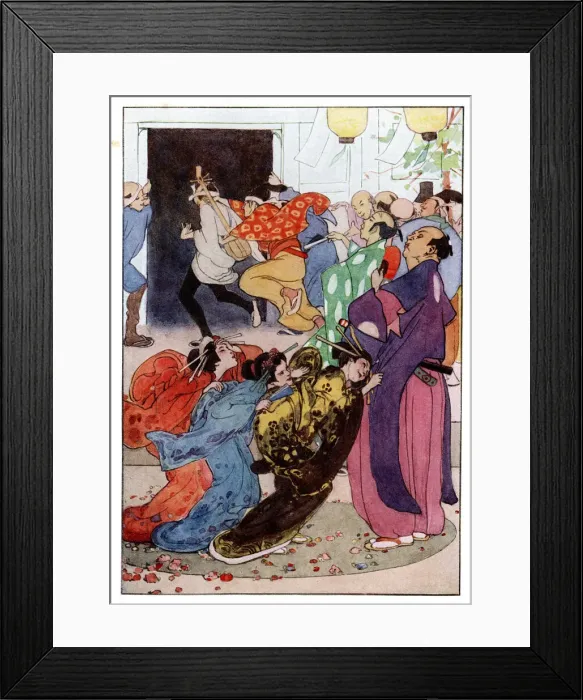 Framed Print : Pish Tush, run him off Framed Print : Pish Tush, run him off