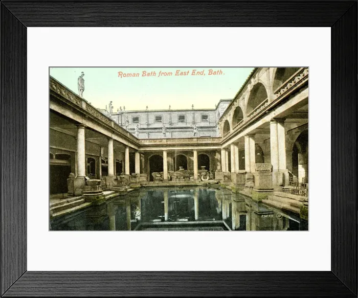 Framed Print : Roman Bath from East End, Bath Framed Print : Roman Bath from East End, Bath
