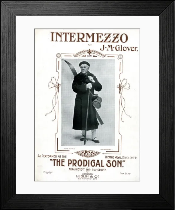 Framed Print : Music cover, Intermezzo, The Prodigal Son Framed Print : Music cover, Intermezzo, The Prodigal Son