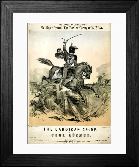 Framed Print : Music cover, The Cardigan Galop by Carl Hochst Framed Print : Music cover, The Cardigan Galop by Carl Hochst