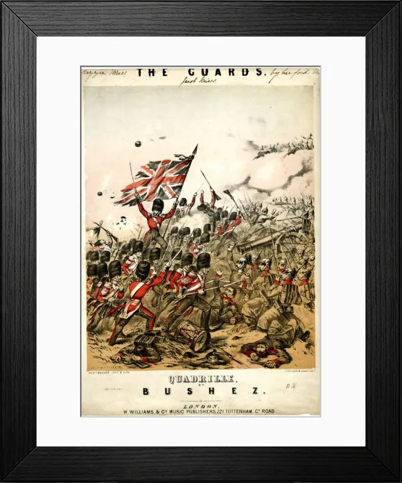 Framed Print : Music cover, The Guards Quadrille by Bushez Framed Print : Music cover, The Guards Quadrille by Bushez