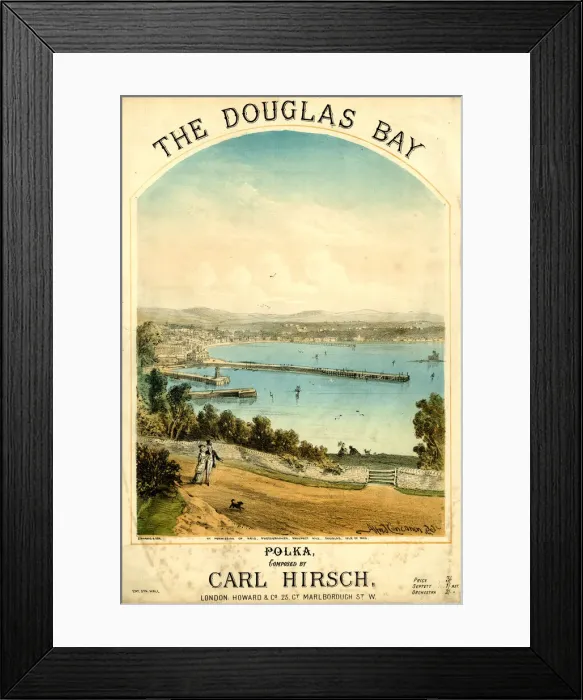 Framed Print : Music cover, The Douglas Bay Polka by Carl Hirsch Framed Print : Music cover, The Douglas Bay Polka by Carl Hirsch
