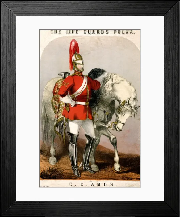 Framed Print : Music cover, The Life Guards Polka Framed Print : Music cover, The Life Guards Polka