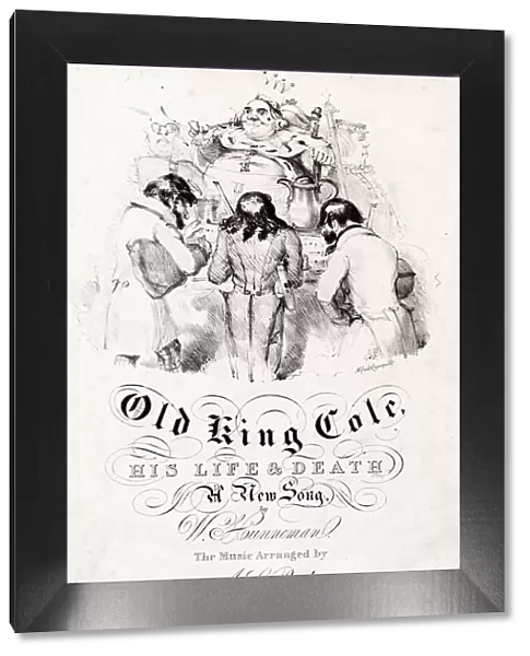 Music cover, Old King Cole, His Life & Death
