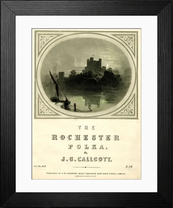 Framed Print : Music cover, The Rochester Polka Framed Print : Music cover, The Rochester Polka