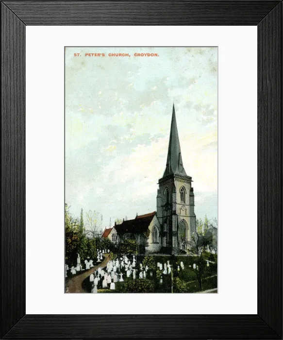 Framed Print : St Peters Church, Croydon, Surrey Framed Print : St Peters Church, Croydon, Surrey