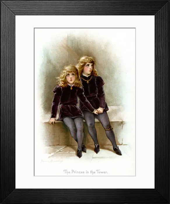 Framed Print : The Princes in the Tower Framed Print : The Princes in the Tower