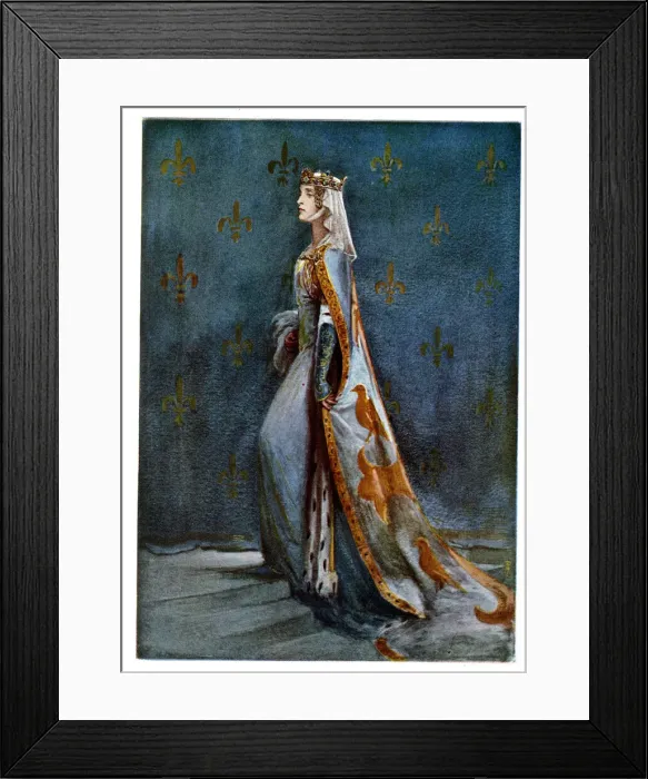 Framed Print : The Queen of Richard II Framed Print : The Queen of Richard II