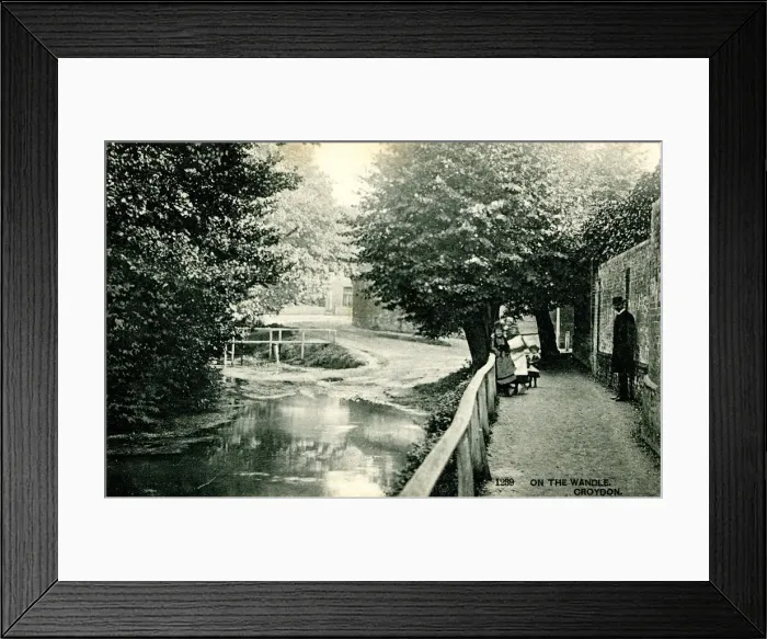 Framed Print : The River Wandle, Croydon, Surrey Framed Print : The River Wandle, Croydon, Surrey