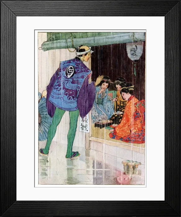 Framed Print : Their eyes met - Nanki Poo and Yum-Yum Framed Print : Their eyes met - Nanki Poo and Yum-Yum