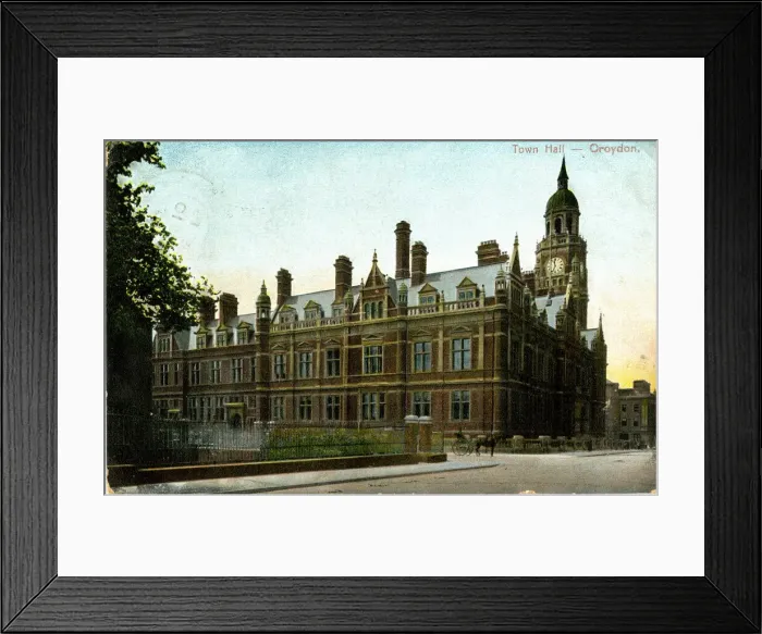 Framed Print : Town Hall, Croydon, Surrey Framed Print : Town Hall, Croydon, Surrey