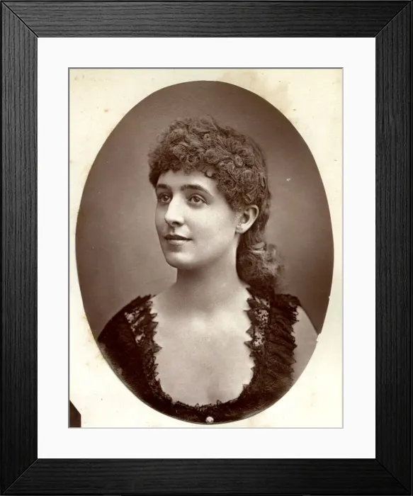 Framed Print : Unknown Victorian actress Framed Print : Unknown Victorian actress