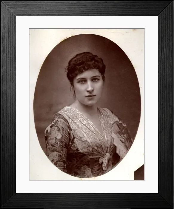 Framed Print : Unknown Victorian actress Framed Print : Unknown Victorian actress