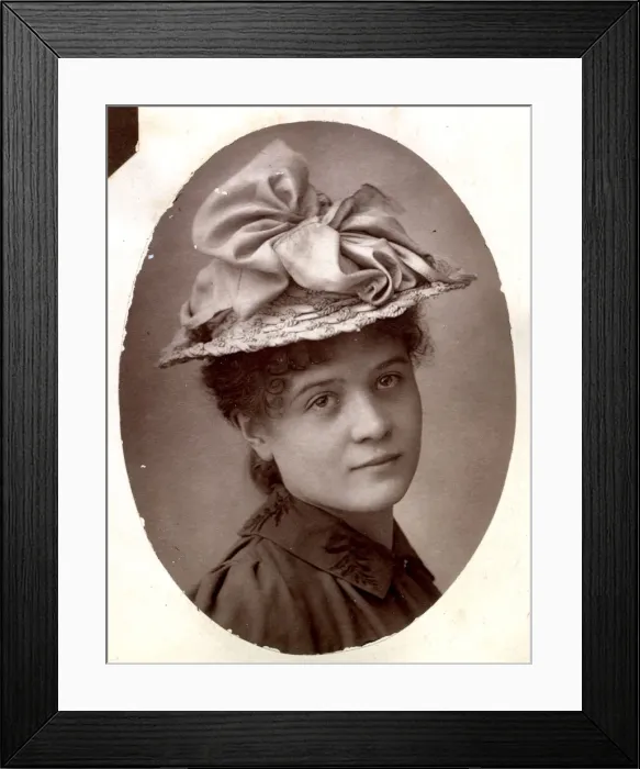 Framed Print : Unknown Victorian actress Framed Print : Unknown Victorian actress