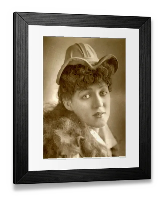 Framed Print : Unknown Victorian actress Framed Print : Unknown Victorian actress