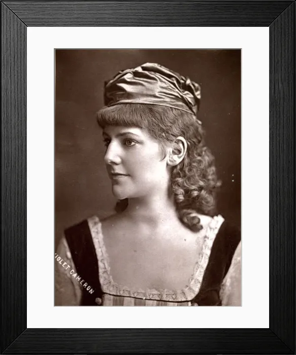 Framed Print : Violet Cameron, Victorian actress Framed Print : Violet Cameron, Victorian actress