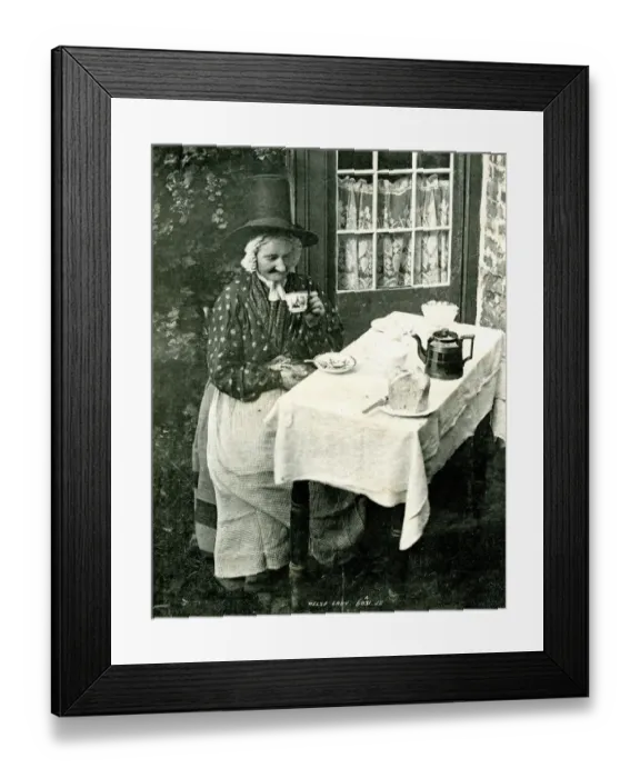 Framed Print : Welsh woman in traditional national costume Framed Print : Welsh woman in traditional national costume