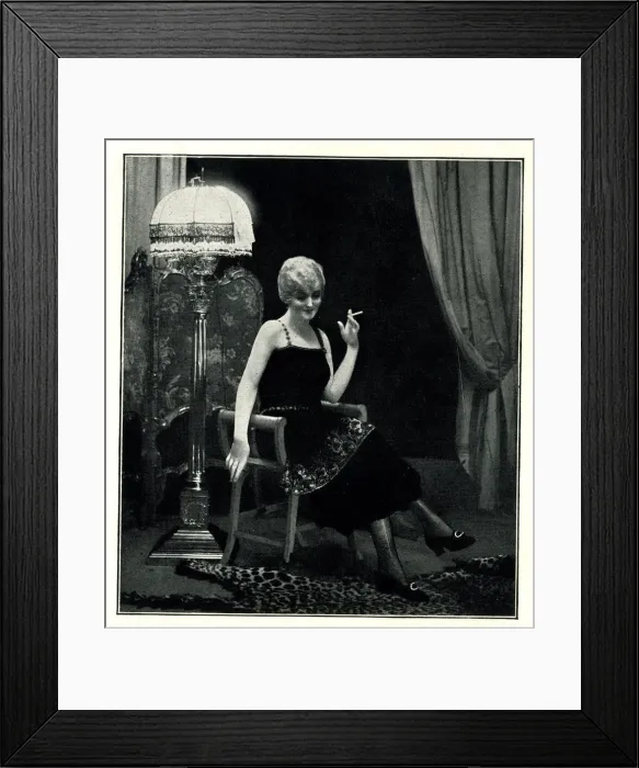 Framed Print : Wax model in shop window display Framed Print : Wax model in shop window display