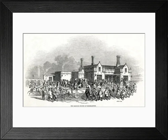 Framed Print : Bridge Street railway station, Northampton Framed Print : Bridge Street railway station, Northampton