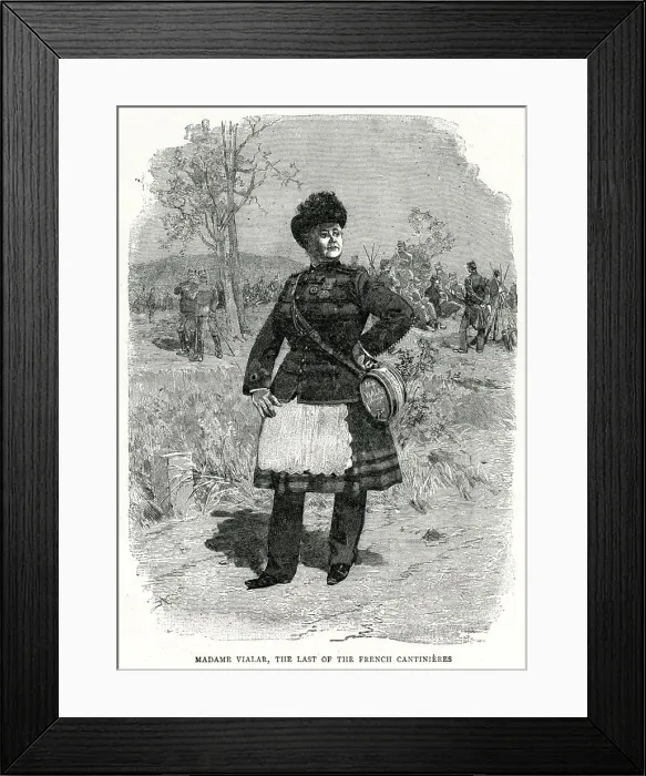 Framed Print : A French cantiniere 1890 Framed Print : A French cantiniere 1890