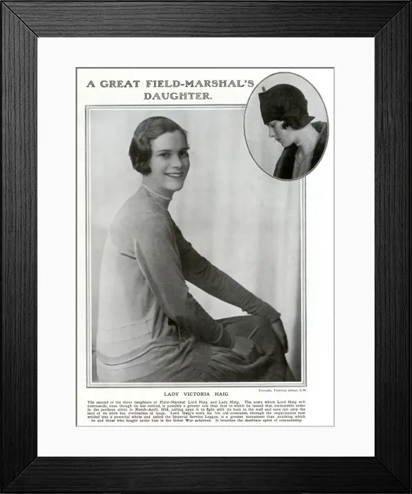Framed Print : Lady Victoria Haig Framed Print : Lady Victoria Haig